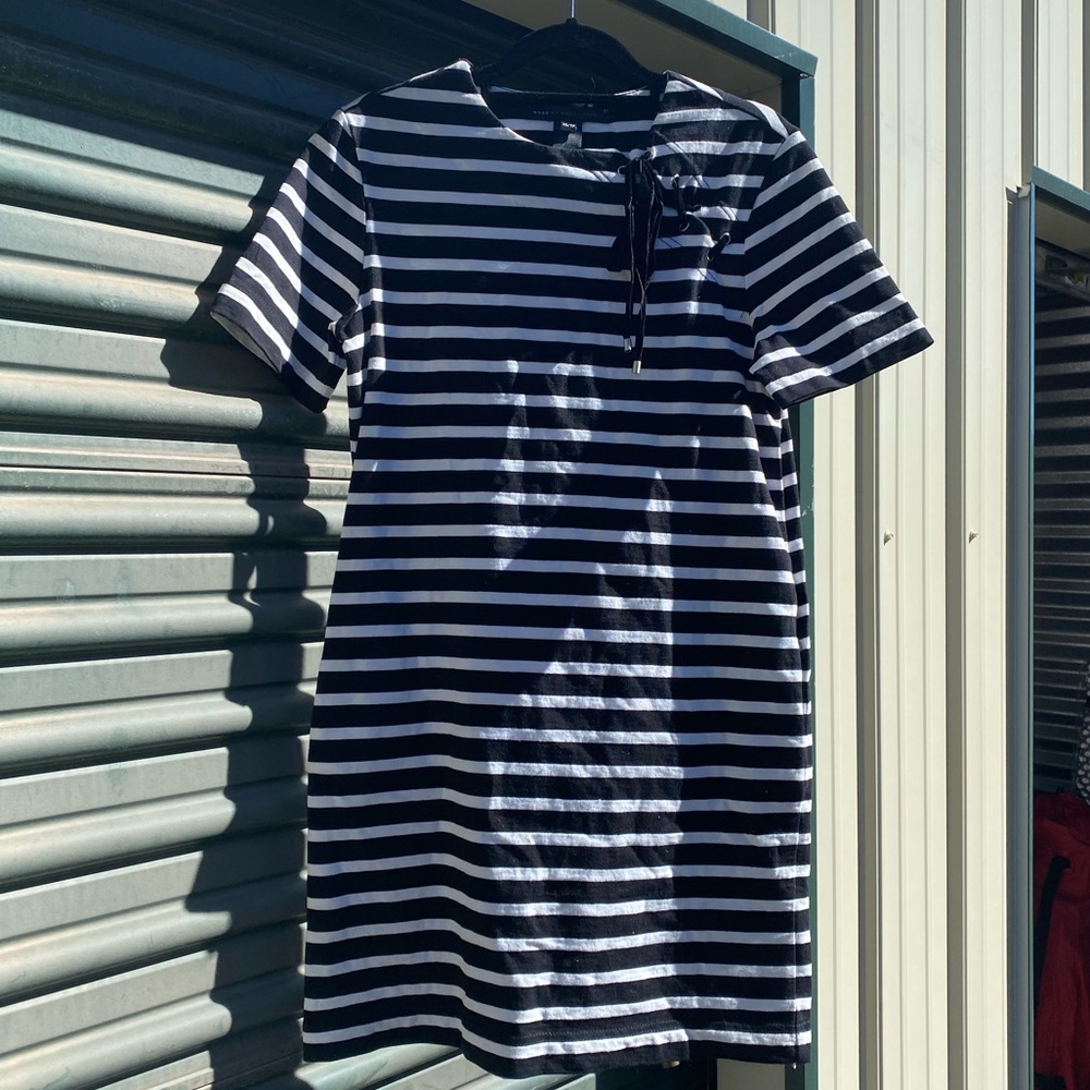 Marc by Marc Jacob Black & White Stripe Dress